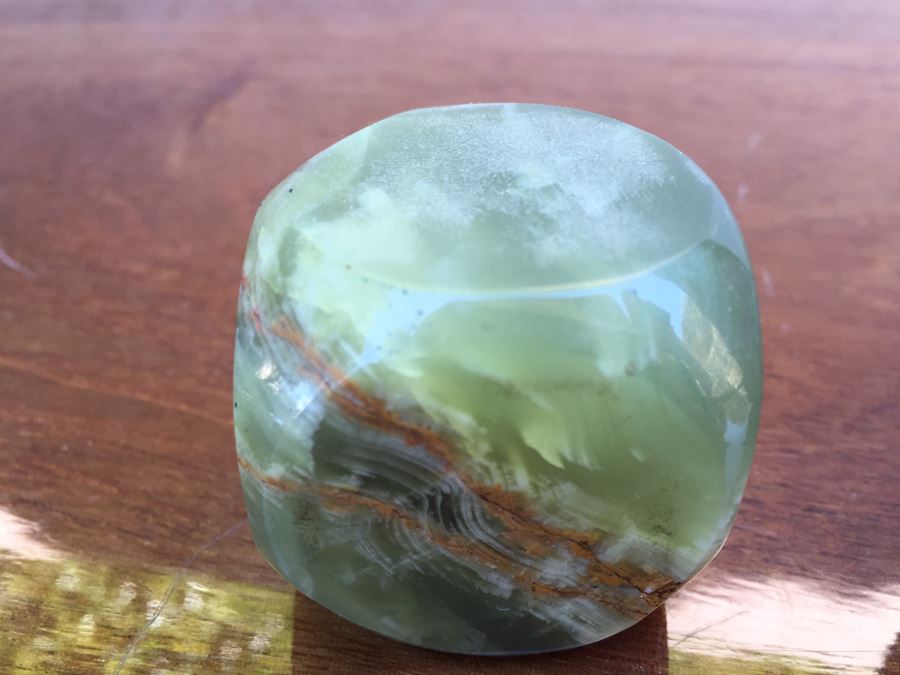 JUST ADDED - Small Stone Paperweight And Small Carved Stone Buddha [Photo 14]