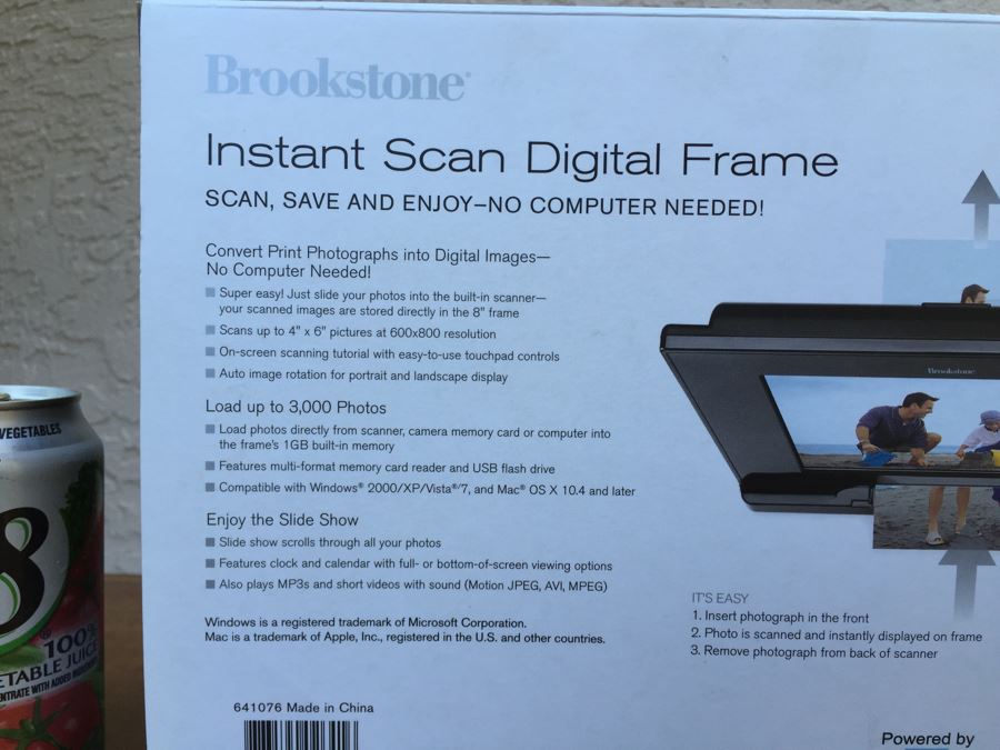 JUST ADDED - Brookstone Instant Scan Digital Frame iConvert With Box [Photo 6]