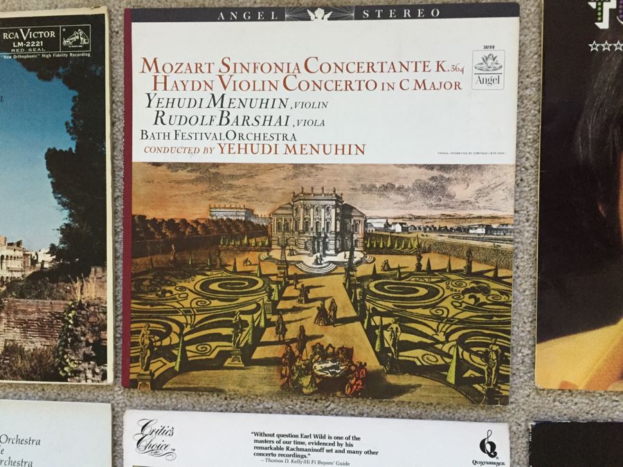 JUST ADDED - Vinyl Record Lot Includes Record Labels RCA Victor Red Seal Records, Angel Records, Nonesuch Records, Deutsche Grammophon Records [Photo 6]
