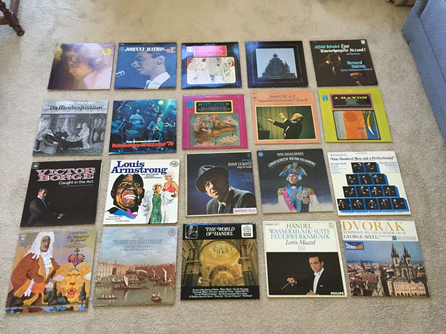 JUST ADDED - Vinyl Record Lot Includes Record Labels Angel Records, Nonesuch Records, Decca