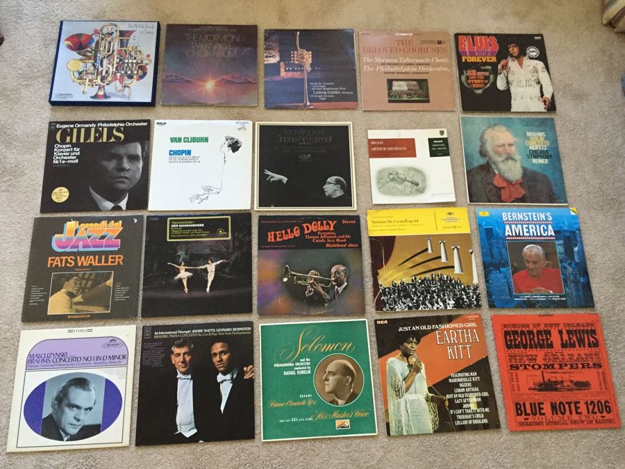 JUST ADDED - Vinyl Record Lot Includes Record Labels RCA Victor Red Seal Records, Deutsche Grammophon Records