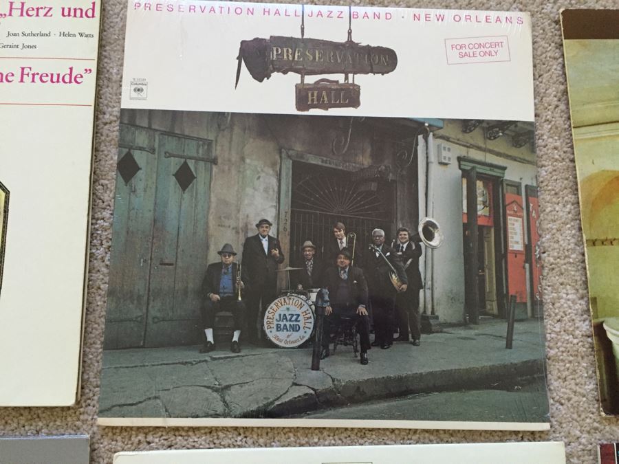 JUST ADDED - Vinyl Record Lot Includes Record Labels Angel Records, Sealed Copy Of Preservation Hall Jazz Band [Photo 3]