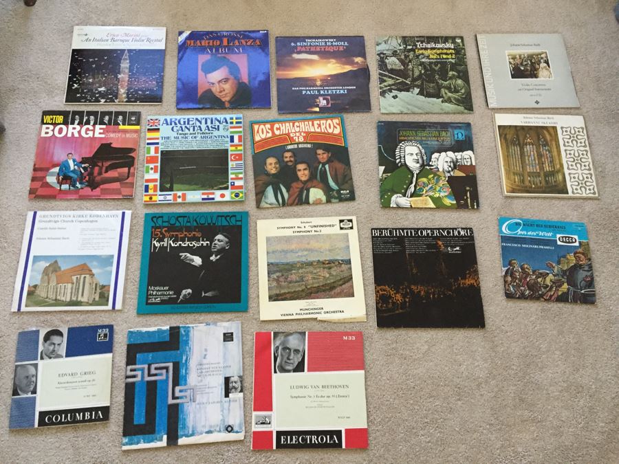 JUST ADDED - Vinyl Record Lot Includes Record Labels Nonesuch Records, Decca [Photo 1]