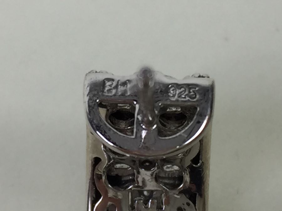 Effy Sterling Silver Bangle Bracelet And Earring Set 64.4g [Photo 13]