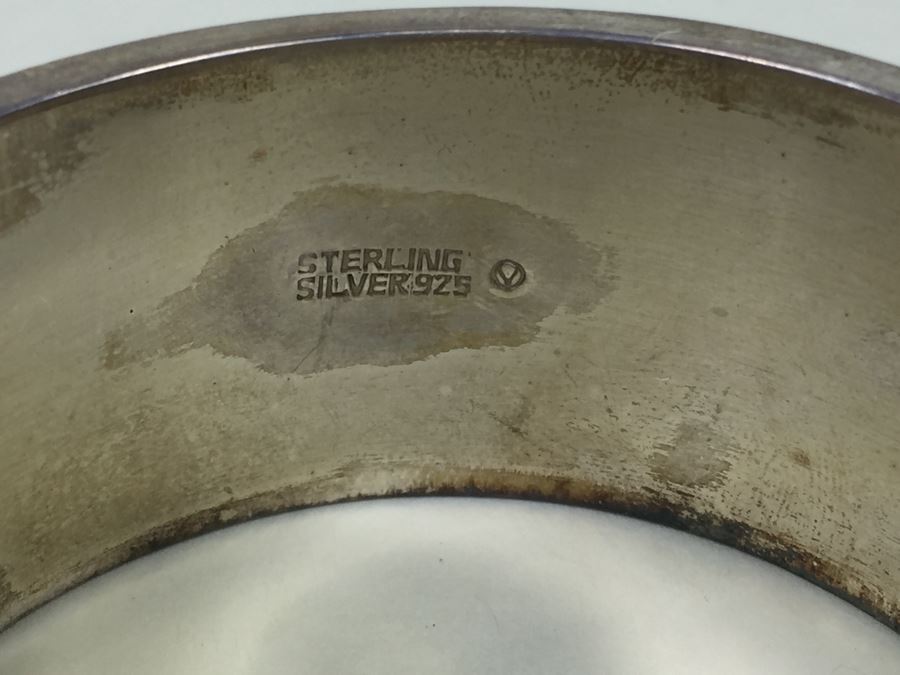 Large Signed Sterling Silver Bracelet 58.1g [Photo 6]