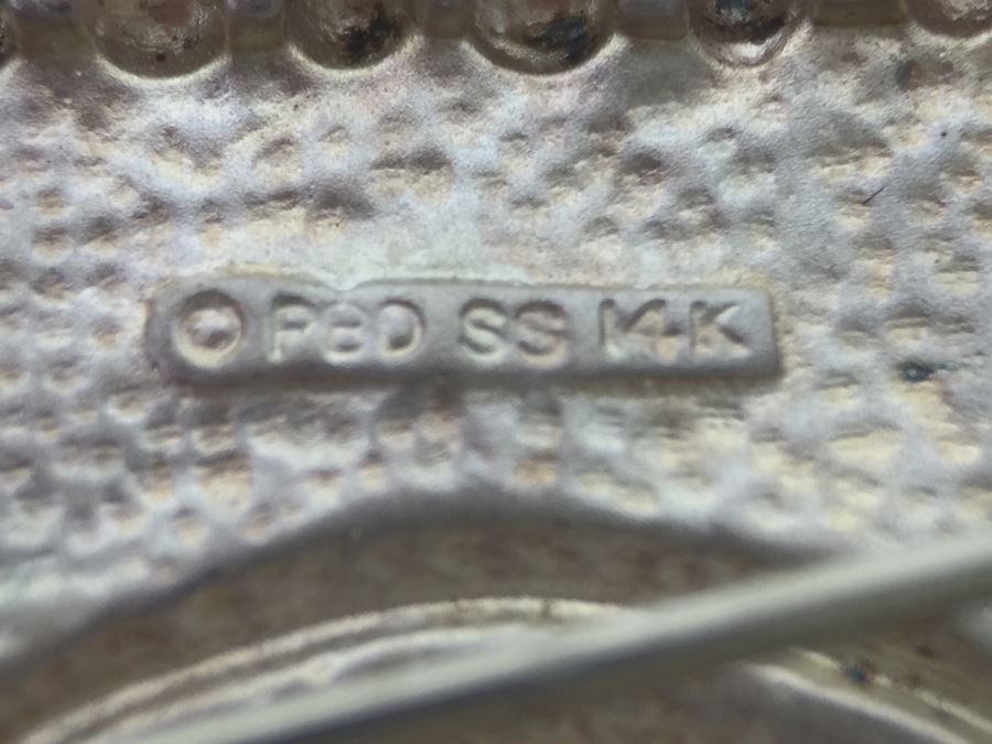 Vintage PBD Peter Brams Designs Sterling Silver 14K Brooch Pin 42.2g [Photo 9]