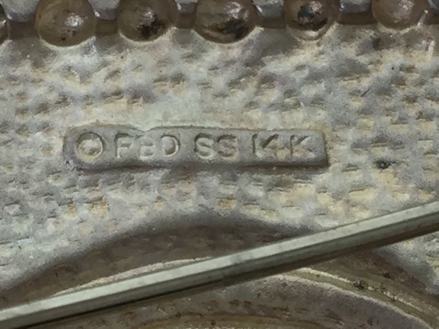 Vintage PBD Peter Brams Designs Sterling Silver 14K Brooch Pin 42.2g [Photo 4]