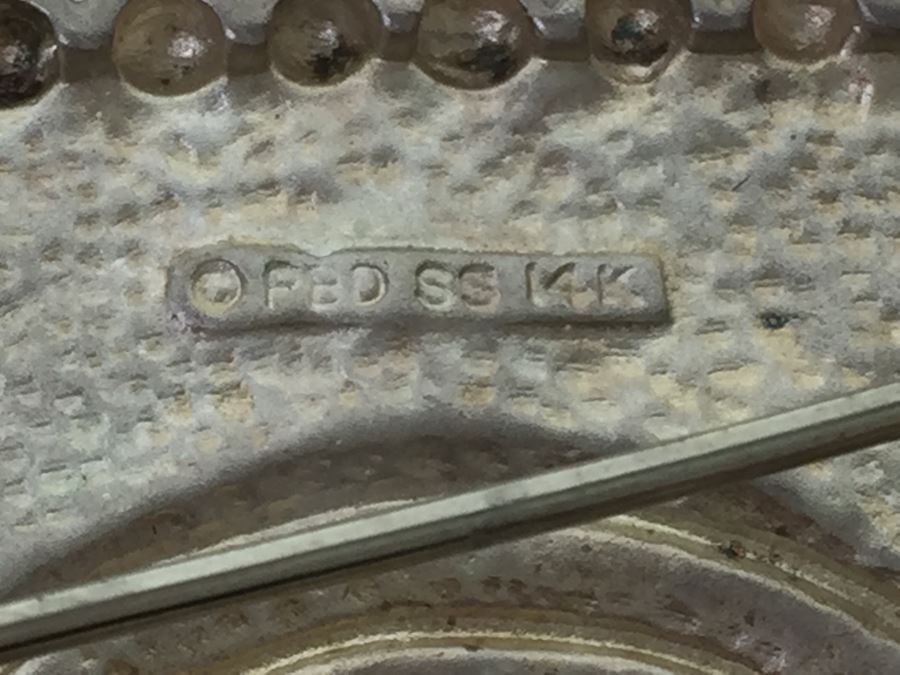 Vintage PBD Peter Brams Designs Sterling Silver 14K Brooch Pin 42.2g [Photo 8]