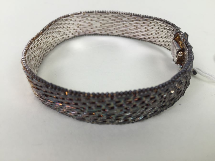 Sterling SIlver Italian Bracelet 32.3g New With Tags [Photo 4]