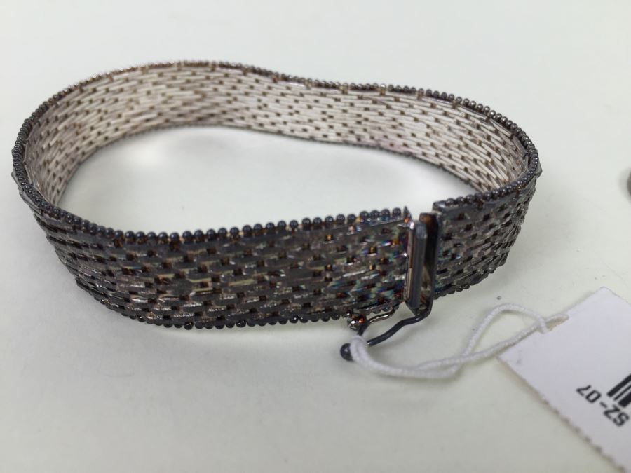 Sterling SIlver Italian Bracelet 32.3g New With Tags [Photo 2]