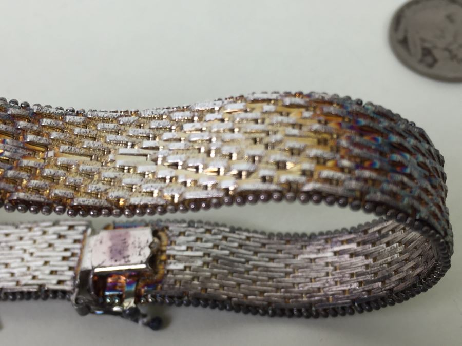 Sterling SIlver Italian Bracelet 32.3g New With Tags [Photo 6]