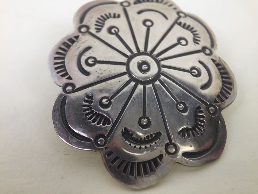 Vintage Sterling Silver Earrings 11.7g [Photo 7]