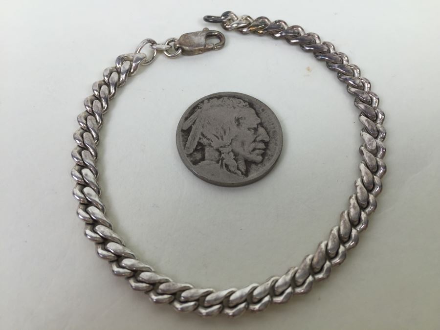 Sterling Silver Italian Bracelet 11.8g [Photo 4]