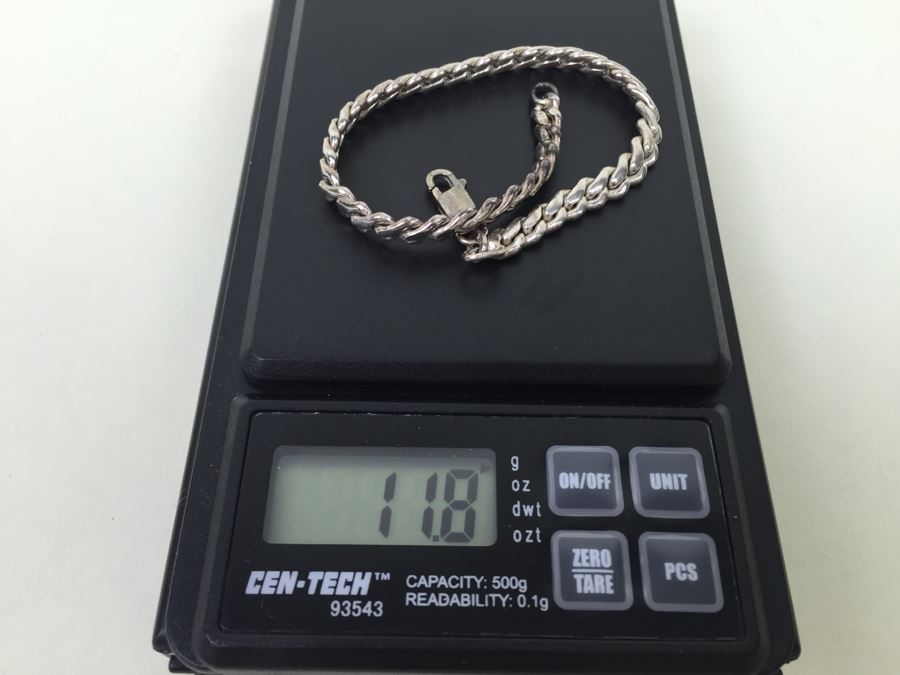 Sterling Silver Italian Bracelet 11.8g [Photo 9]