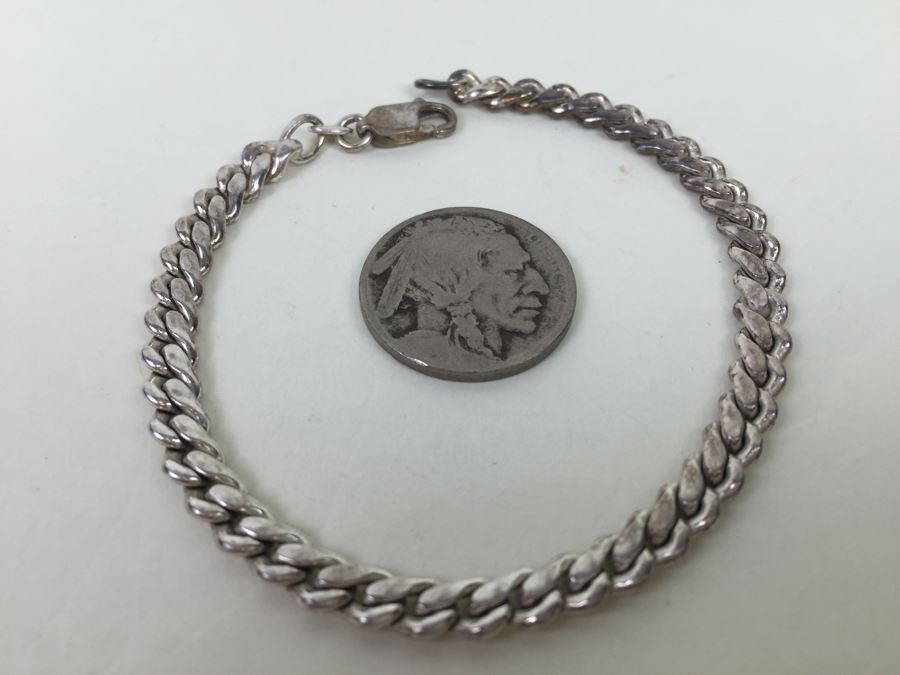 Sterling Silver Italian Bracelet 11.8g [Photo 1]