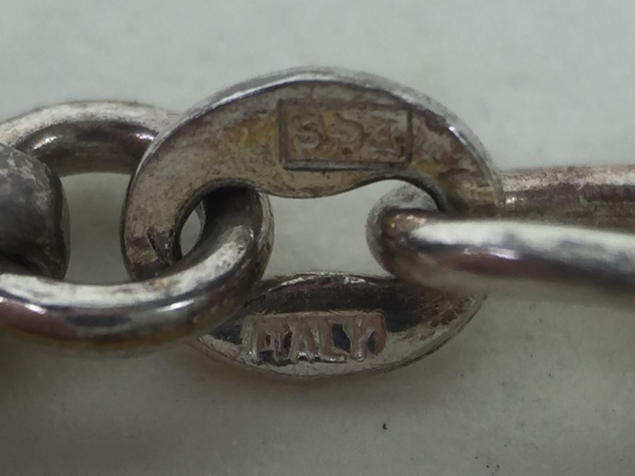 Sterling Silver Italian Bracelet 11.8g [Photo 8]