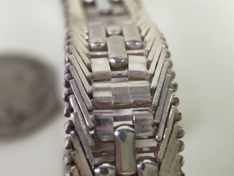 Sterling Silver Italian Bracelet 23.8g New With Tags [Photo 2]