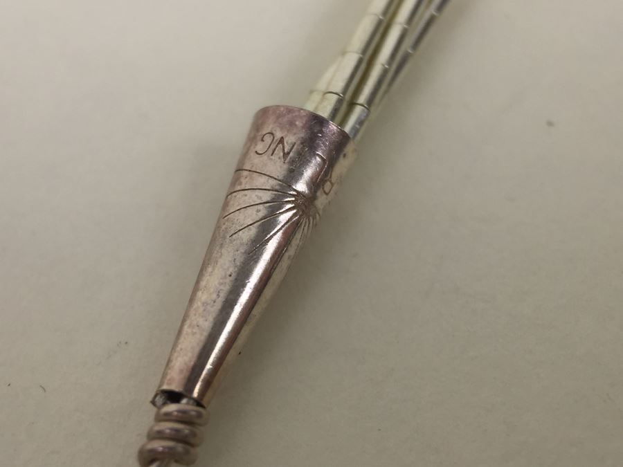 Nice Sterling Silver Necklace 20.4g [Photo 11]