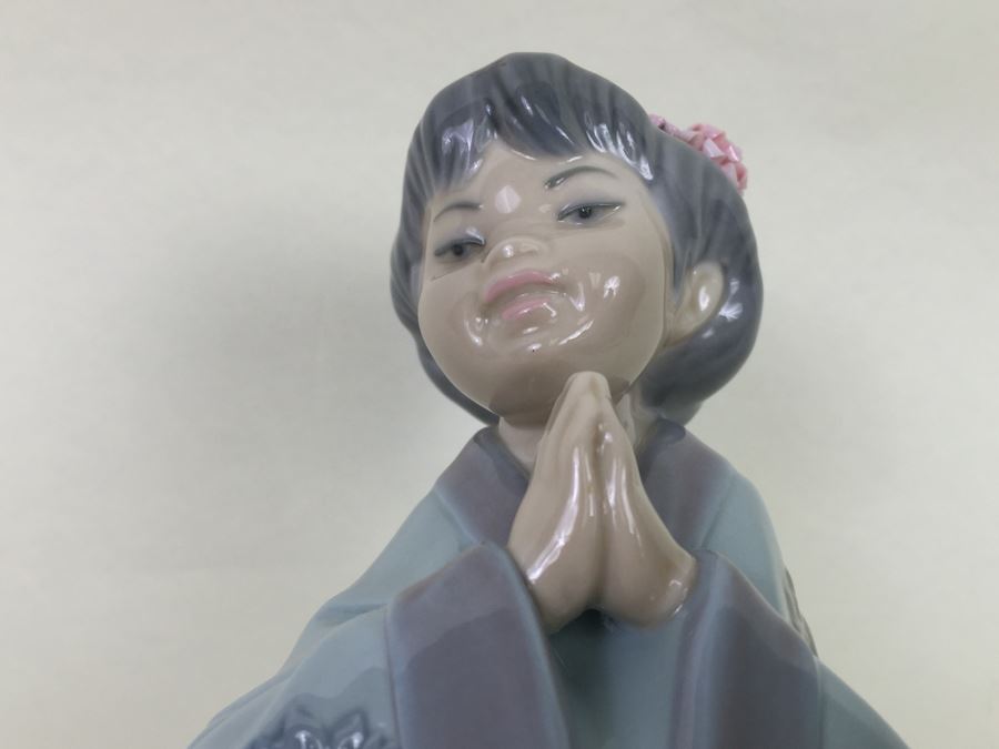 Rare Lladro Japanese Geisha Sayonara (4989) Figurine [Photo 19]