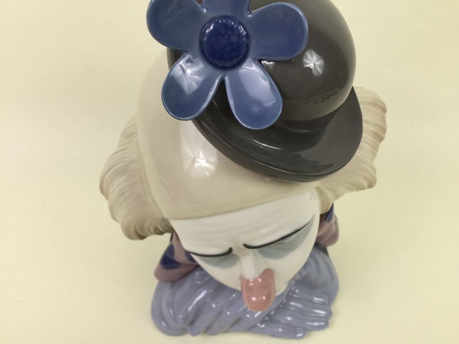 Retired Lladro Clown Bust 5130 Estimate $400 [Photo 8]