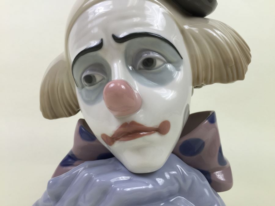 Retired Lladro Clown Bust 5130 Estimate $400 [Photo 17]
