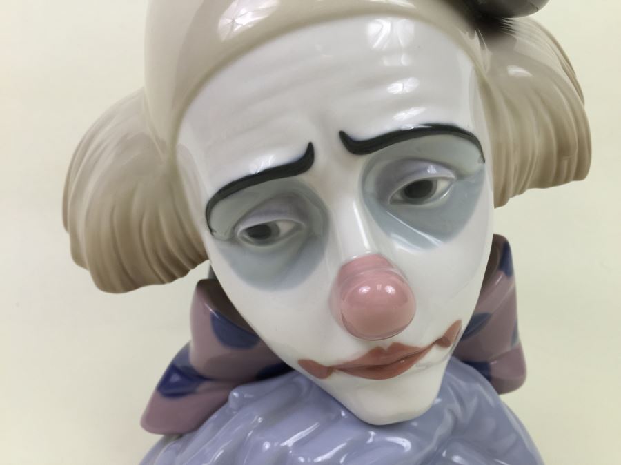 Retired Lladro Clown Bust 5130 Estimate $400 [Photo 6]