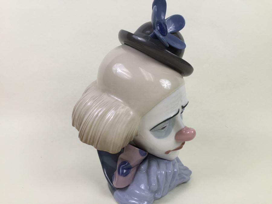 Retired Lladro Clown Bust 5130 Estimate $400 [Photo 9]