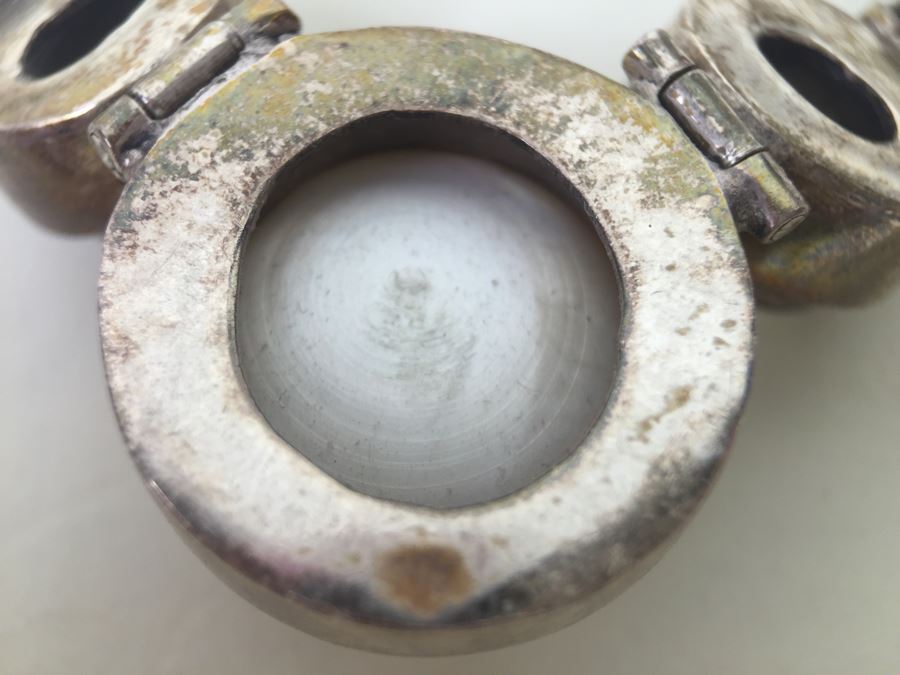 Stunning Heavy Sterling Silver Chain Necklace 66.8g [Photo 16]