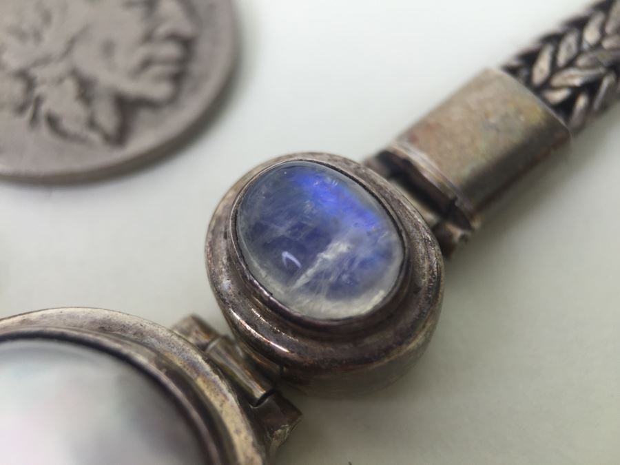 Stunning Heavy Sterling Silver Chain Necklace 66.8g [Photo 14]