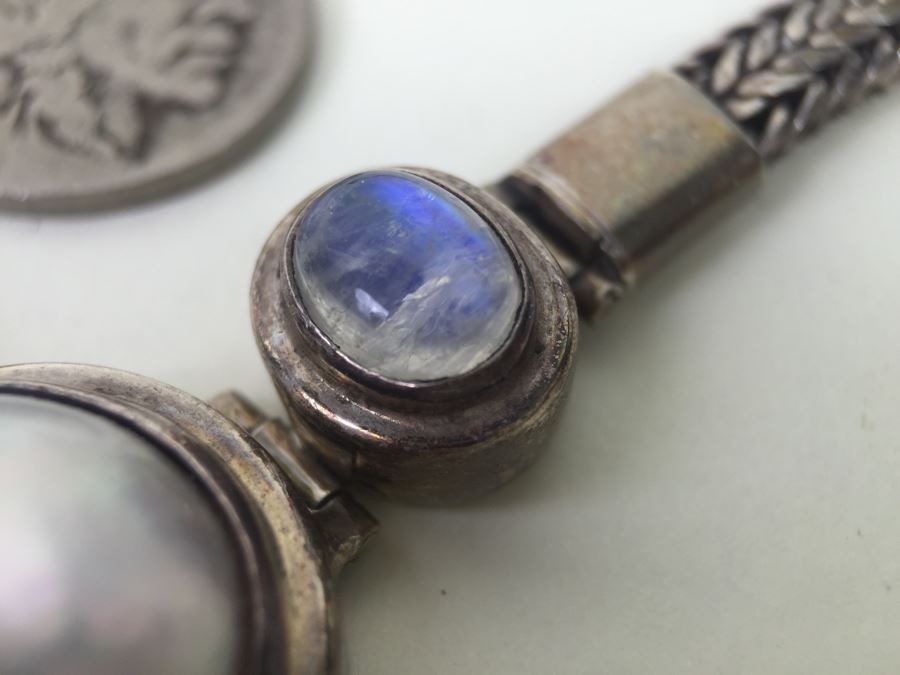 Stunning Heavy Sterling Silver Chain Necklace 66.8g [Photo 3]