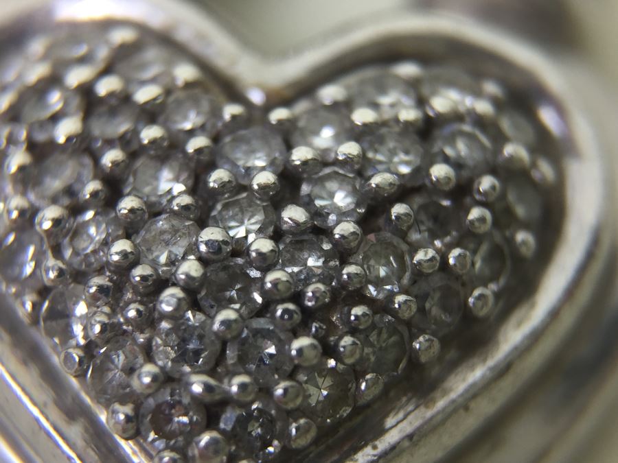 Chunky Sterling Silver Chain With Heart Pendant 45.5g Signed SJ [Photo 17]