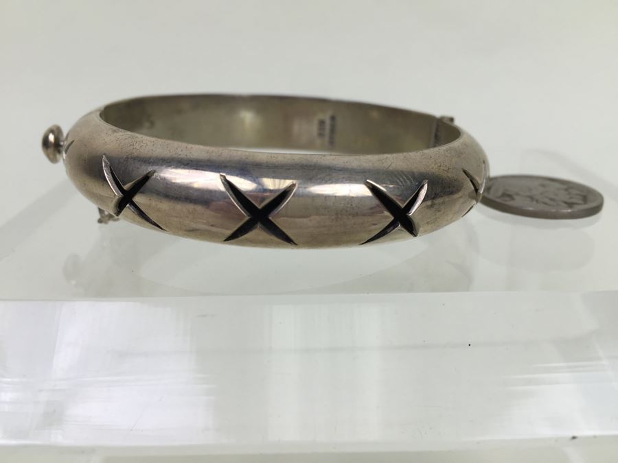 Sterling Silver Mexican Bracelet 33.8g [Photo 6]