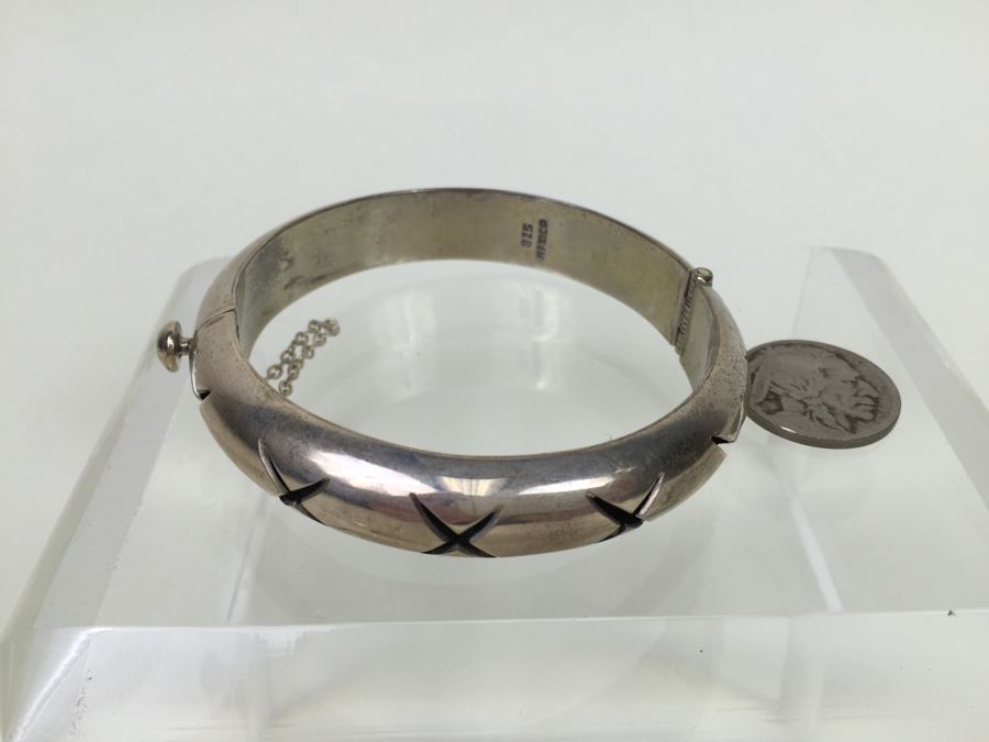 Sterling Silver Mexican Bracelet 33.8g [Photo 8]