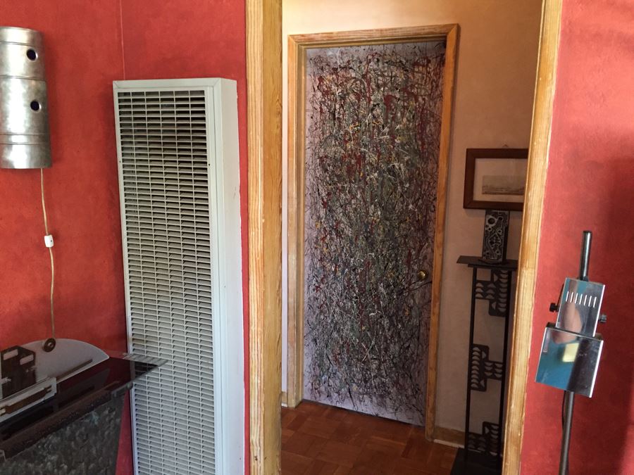 One Of A Kind Karen Dugan Painted Door Drip Paint In Style Of Jackson Pollock [Photo 14]