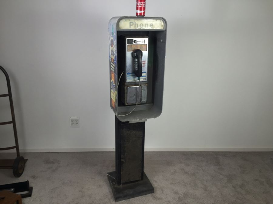 Vintage Commerical Pay Phone Great Man Cave Prop