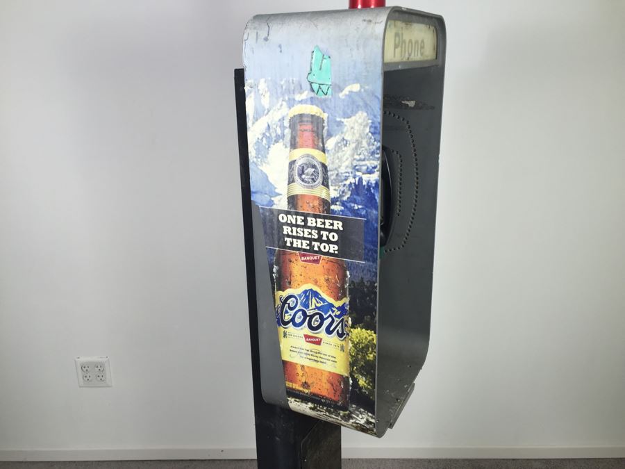Vintage Commerical Pay Phone Great Man Cave Prop [Photo 3]
