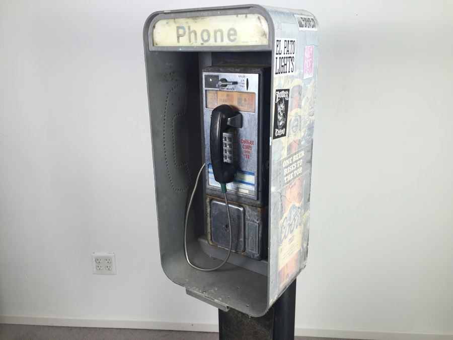 Vintage Commerical Pay Phone Great Man Cave Prop [Photo 11]