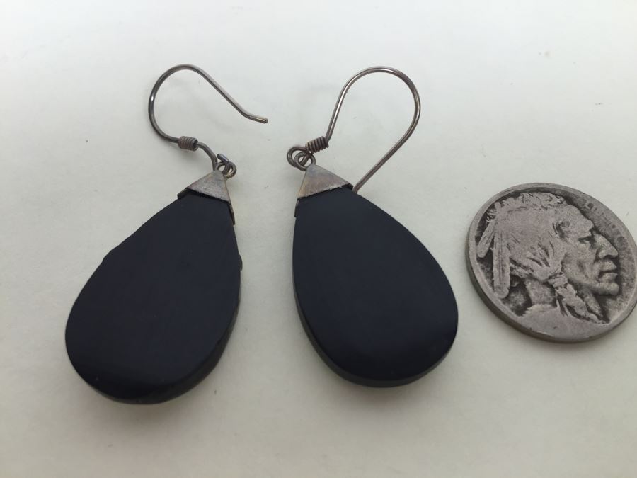 Sterling Silver Mother Of Pearl Earrings Shemoni Jewelry 4.6g New With Tags *JUST ADDED* [Photo 3]