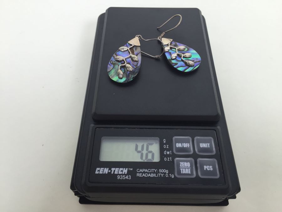 Sterling Silver Mother Of Pearl Earrings Shemoni Jewelry 4.6g New With Tags *JUST ADDED* [Photo 8]