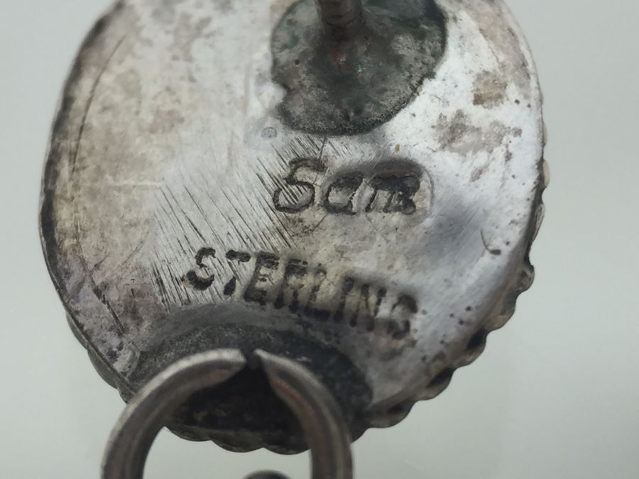 Sterling Silver Feather Earrings 3.4g Signed Sam Sterling *JUST ADDED* [Photo 3]