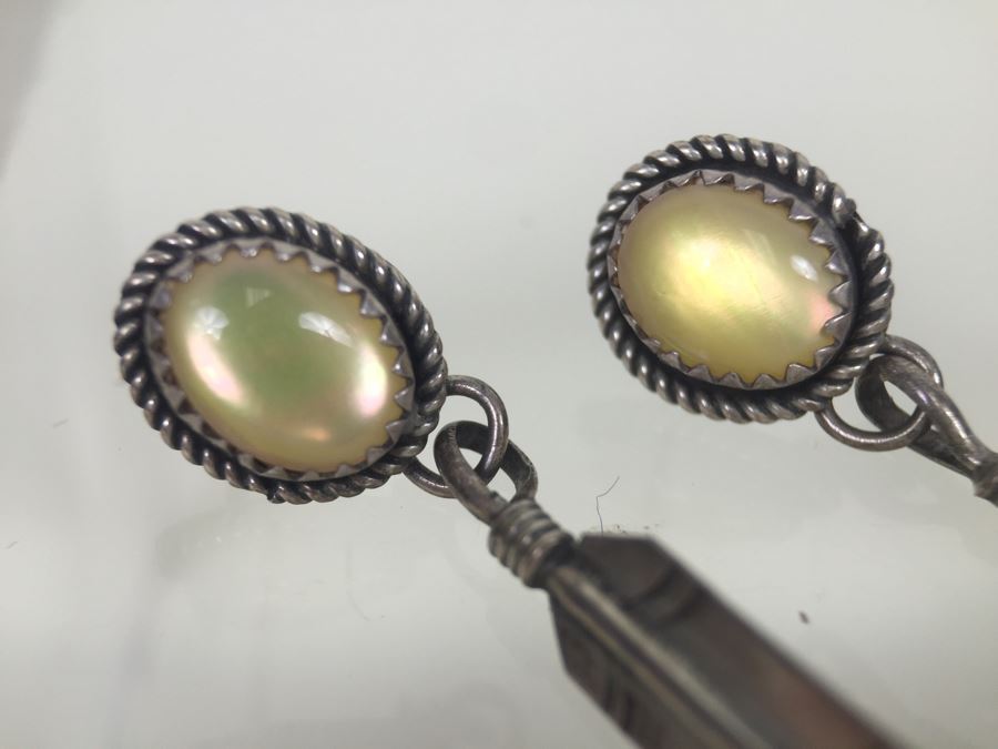 Sterling Silver Feather Earrings 3.4g Signed Sam Sterling *JUST ADDED* [Photo 6]