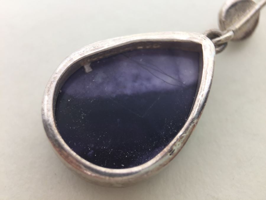 Sterling Silver Stone Pendant Earrings 9.5g 925 Signed Starborn *JUST ADDED* [Photo 11]