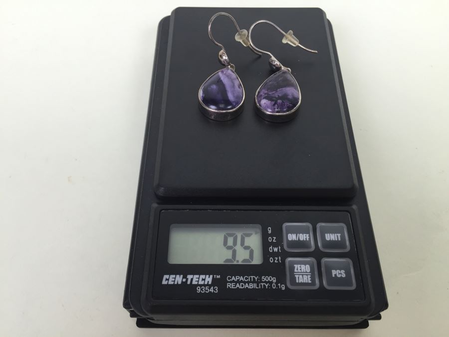 Sterling Silver Stone Pendant Earrings 9.5g 925 Signed Starborn *JUST ADDED* [Photo 16]