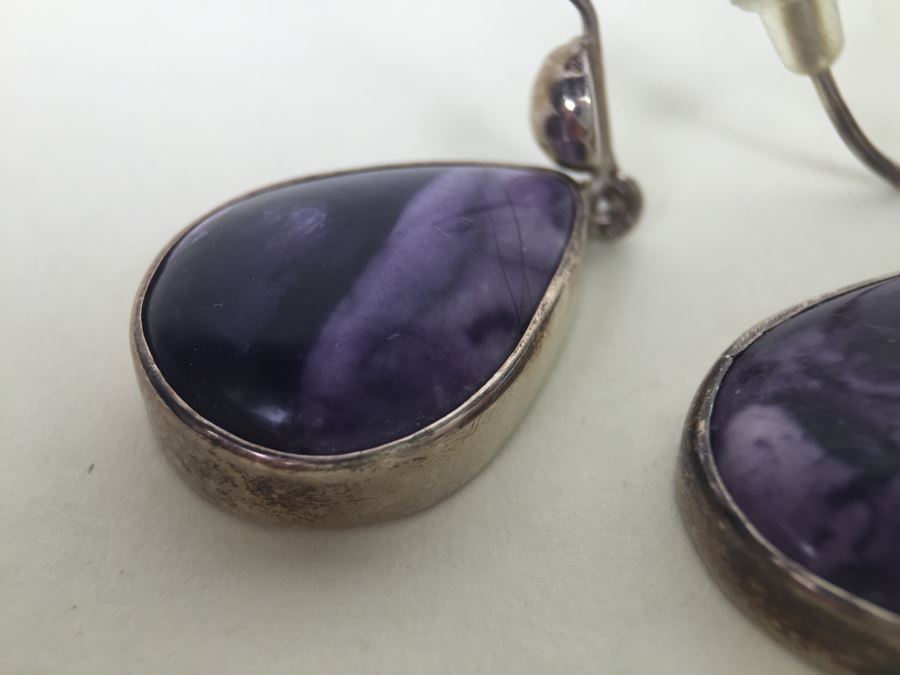 Sterling Silver Stone Pendant Earrings 9.5g 925 Signed Starborn *JUST ADDED* [Photo 10]