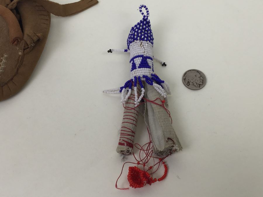 Vintage Child's Leather Moccasins And Beaded Doll *JUST ADDED* [Photo 20]
