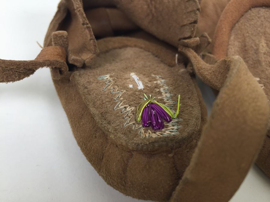 Vintage Child's Leather Moccasins And Beaded Doll *JUST ADDED* [Photo 5]