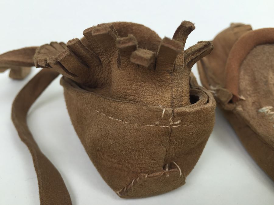 Vintage Child's Leather Moccasins And Beaded Doll *JUST ADDED* [Photo 8]