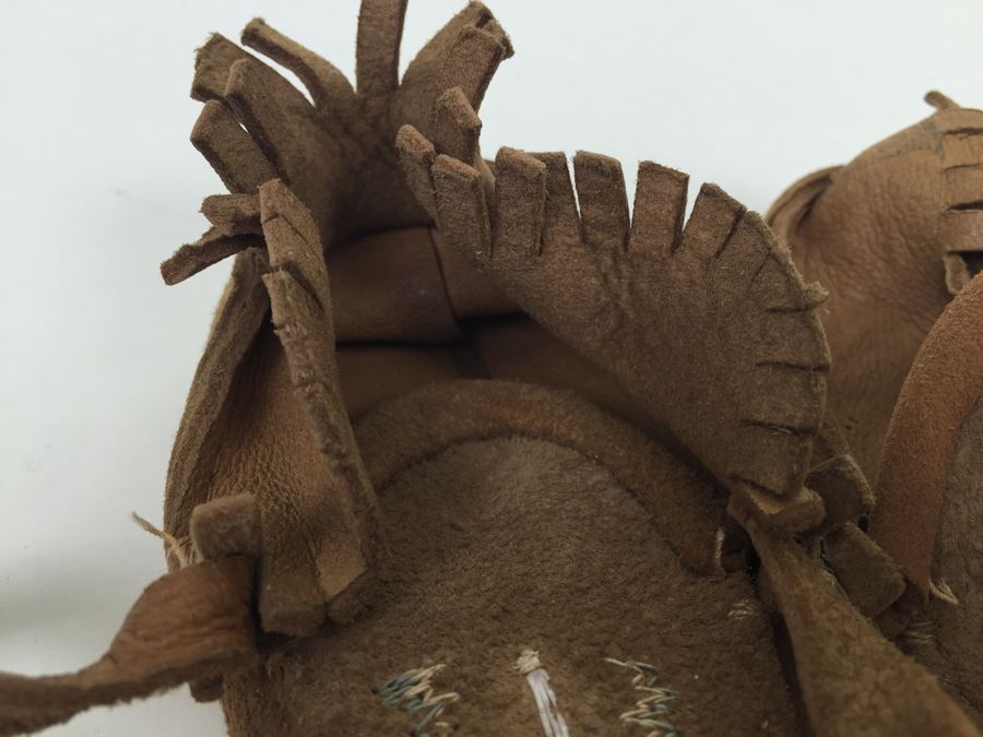 Vintage Child's Leather Moccasins And Beaded Doll *JUST ADDED* [Photo 6]