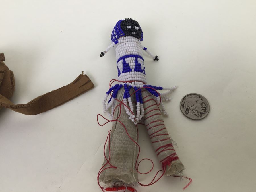Vintage Child's Leather Moccasins And Beaded Doll *JUST ADDED* [Photo 16]