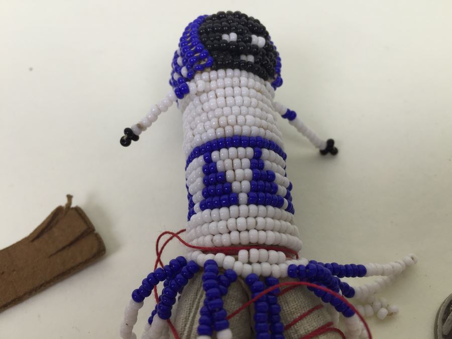 Vintage Child's Leather Moccasins And Beaded Doll *JUST ADDED* [Photo 2]